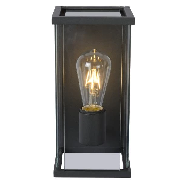 Lucide CLAIRE - Wall light Indoor/Outdoor - 1xE27 - IP54 - Anthracite - detail 4